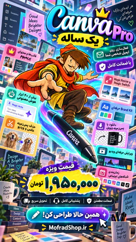 پوستر محصول Canva Pro