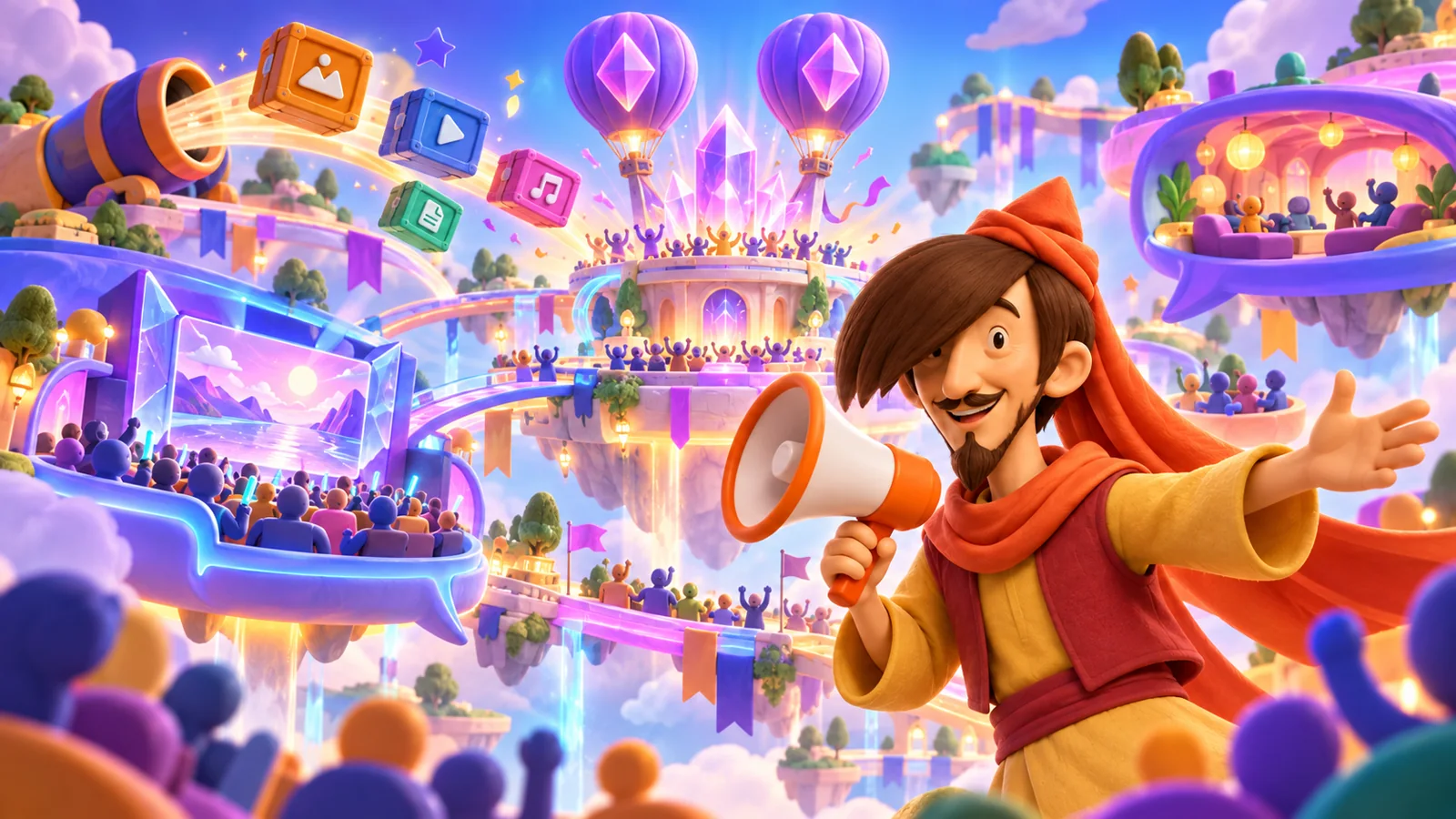 کاراکتر مفردشاپ در جشنواره کامیونیتی Discord میان استریم، فایل و Server Boost